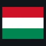 Affiche du drapeau de la Hongrie<br><div class="desc">Affiche du drapeau de la Hongrie</div>