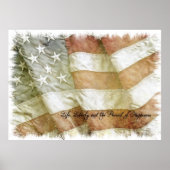 Affiche du drapeau de la poursuite du bonheur (Devant)