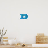Affiche du drapeau de la Somalie (Cuisine)