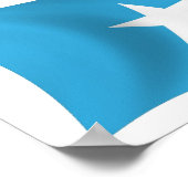 Affiche du drapeau de la Somalie (Coin)