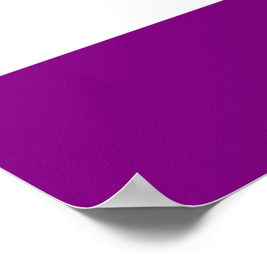 Affiche du drapeau de l'Asexualité (Coin)