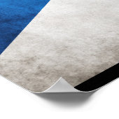 Affiche du drapeau de l'Écosse style grunge (Coin)