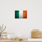 Affiche du drapeau de l'Irlande urbaine (Cuisine)