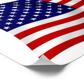 Affiche du drapeau des États-Unis d'Amérique (État (Coin)