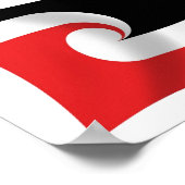Affiche du drapeau des Maoris Imprimer (Coin)