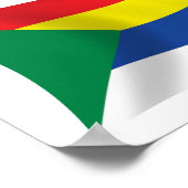 Affiche du drapeau druze (Coin)