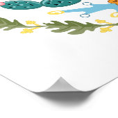 Affiche du drapeau du Mexique (Coin)