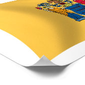 Affiche du drapeau du New Jersey (Coin)