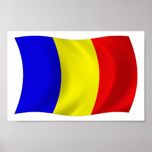 Affiche du drapeau du Tchad