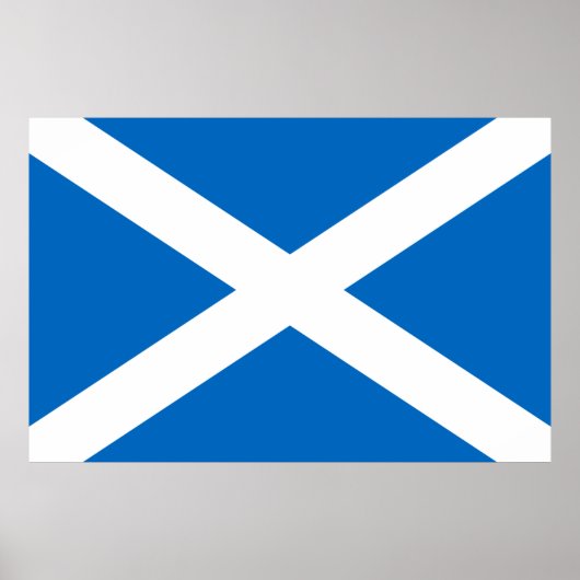 Affiche du drapeau écossais (Devant)