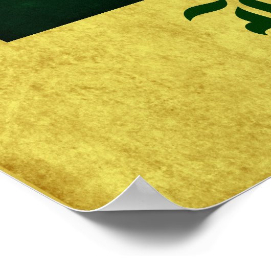 Affiche du drapeau en détresse en Irlande (Coin)