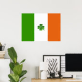 affiche du drapeau irlandais (Bureau à domicile)
