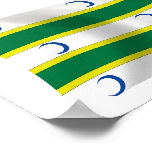 Affiche du drapeau turmalien (Coin)