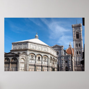 Affiche du Duomo et baptistère, Florence