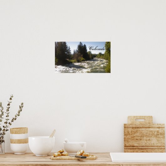Affiche du fleuve Colorado (Cuisine)