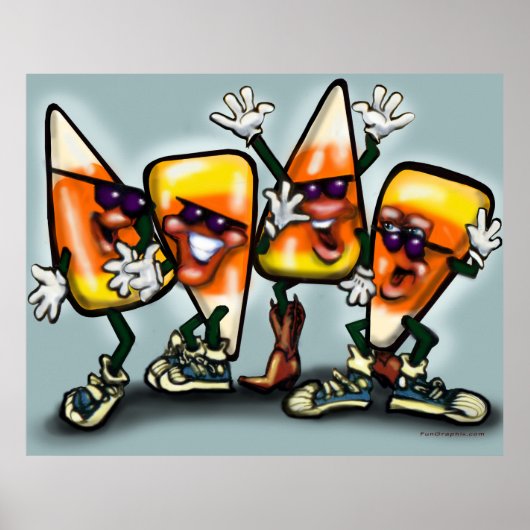 Affiche du Gang des Bonbons en Forme de Cornes (Devant)