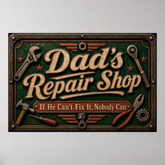 Affiche du Garage de Papa (Devant)