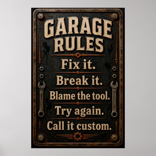 Affiche du Garage de Papa (Devant)