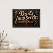 Affiche du garage de papa (Cuisine)