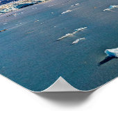 Affiche du glacier Hubbard, Alaska (Coin)