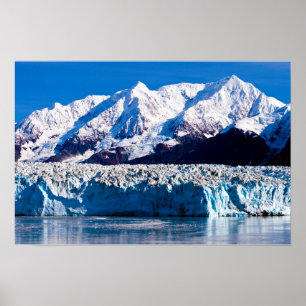 Affiche du glacier Hubbard, Alaska