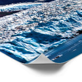 Affiche du glacier Hubbard, Alaska (Coin)