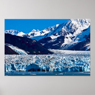 Affiche du glacier Hubbard, Alaska