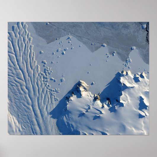 Affiche du glacier Matusevich, Antarctique (Devant)