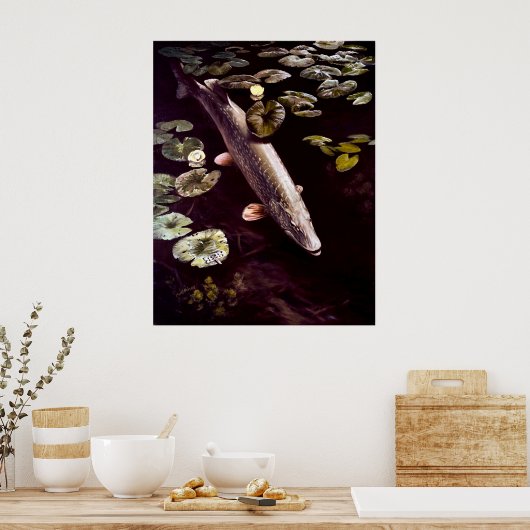 affiche du grand brochet (Cuisine)