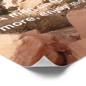 Affiche du Grand Canyon avec citation de l'abbaye  (Coin)