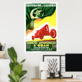 Affiche du Grand Prix d'Algérie 1930 (Bureau à domicile)