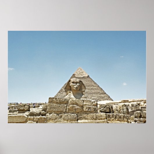 Affiche du Grand Sphinx de Gizeh (Devant)