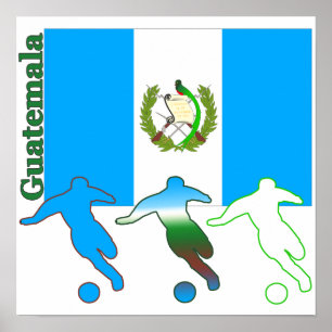 Affiche du Guatemala du football