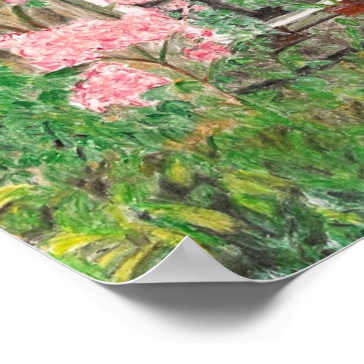 Affiche du jardin du chalet Beatrix Potter (Coin)