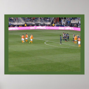 Affiche du jeu de soccer de l'Union de Philadelphi