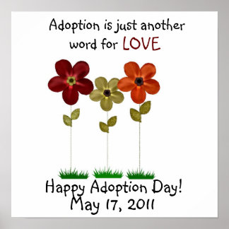 affiche du jour d'adoption