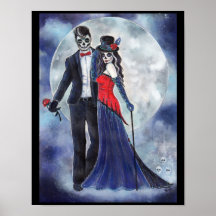 Affiche du jour de la mort du couple par Renee Lav