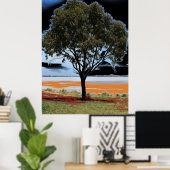Affiche du lac Beeac Solo Tree (Bureau à domicile)