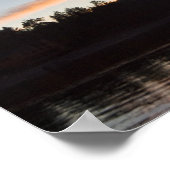 Affiche du lac Big Bear (Coin)