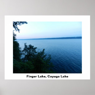 Affiche du LAC FINGER CAYUGA LAKE