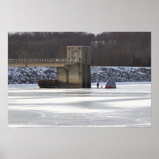 Affiche du lac Galena gelé (Devant)