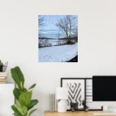 Affiche du lac gelé Galena (Bureau à domicile)