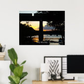 Affiche du lac Lady Bird (Bureau à domicile)