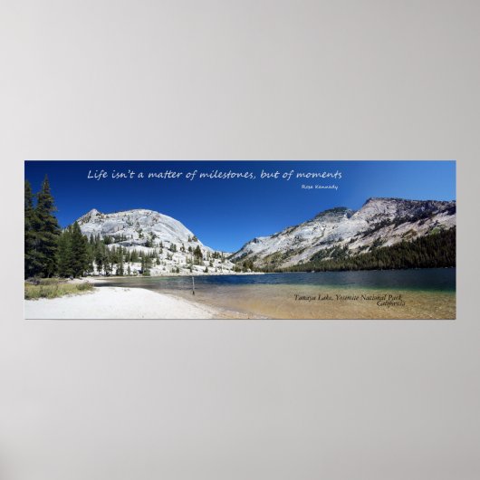 Affiche du lac Tenaya (Devant)