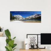 Affiche du lac Tenaya (Bureau à domicile)