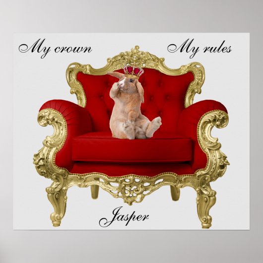 Affiche du Lapin Royal (Devant)