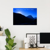 Affiche du lever de soleil au parc national de Gla (Bureau à domicile)