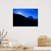 Affiche du lever de soleil au parc national de Gla (Cuisine)