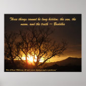 Affiche du lever du soleil (Devant)