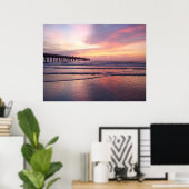 Affiche du lever du soleil en août (Bureau à domicile)